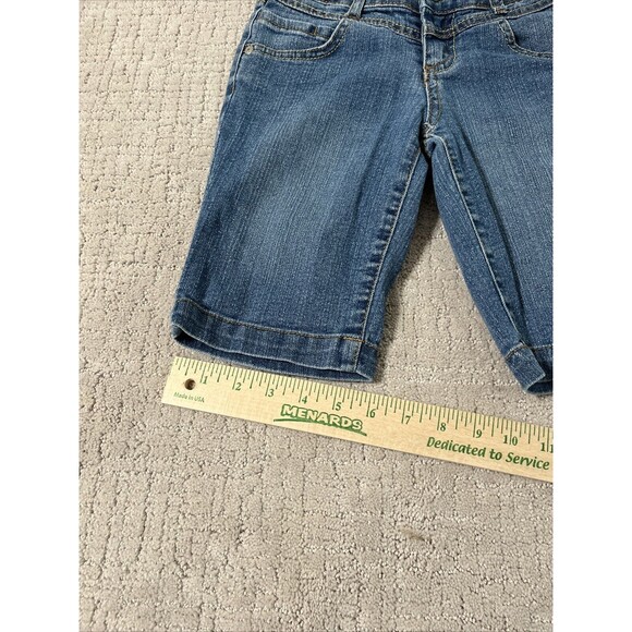 LEI Y2k Jeans Shorts Chelsea Lowrise. Girl’s Size 8 Embroider Pockets - Picture 7 of 13